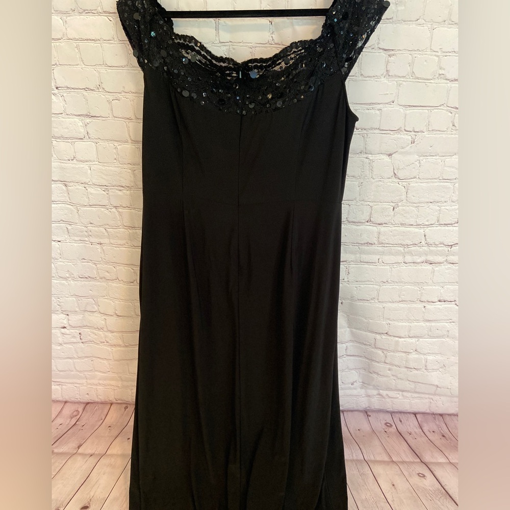 22W Black Cocktail Dress.
